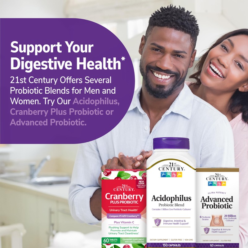 21st Century Acidophilus Probiotic Blend Capsules, 150 Count