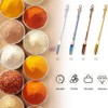 Mini Spoons, Set of 8, for Measuring Spices, Glitter Powder,