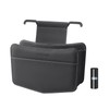 KAFANLIN Car Trash Can small Leather Vehicle Trash Bin Car