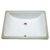 MSI 18 inch x 13 inch Rectangle Porcelain Ceramic Undermount