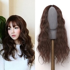 All-in-one top cover crown wig twist perm wavy long hair (KYR-WE2CD41) / 일체형 탑커버 정수리 가발 트위스트펌 웨이브 긴머리 (KYR-WE2CD41)