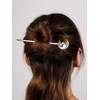 HAQUIL Dragon Crescent Moon Hairstick For Women Men Fashion Punk