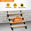 Toriexon Steel Stair Step Riser 2 Pack, 4-Step Steel Stair