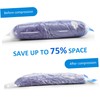 MAGICLULU 9pcs up Vacuum Bags for Travel Manual Compression Storage