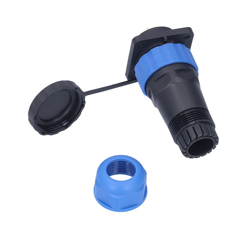 IP68 Waterproof Power Connector Male Female Square 4 Hole Aviation