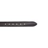 Vanzetti Leather Belt, Steel Grey