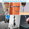 Ocasar 12Pcs Masonry Drill Bit Set and Concrete Drill Bit