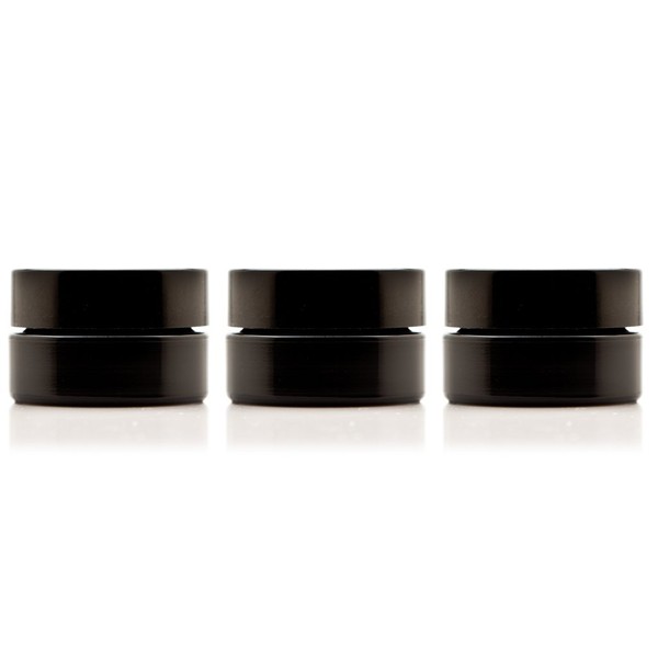 Infinity Jars 15 Ml (.5 fl oz) Cosmetic Style Black