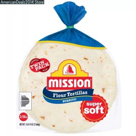 Mission Flour & Corn Tortillas - Fajitas Burritos Choose your Style/Count!! - Large Flour Tortillas 40 Ct