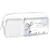 Q-LiA 03113 Coolia Pen Pouch W Clear Pocket Pen Pouch