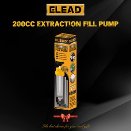 ELEAD 200CC Siphon Pump, Oil Extractor Pump, Oil Pump, Transfer Pump, Fluid Extractor, Fluid Syringe Extractor, Car Vacuum Fuel Transfer, Siphon Pump for Gasoline Hand Cleaner for auto Mechanics
