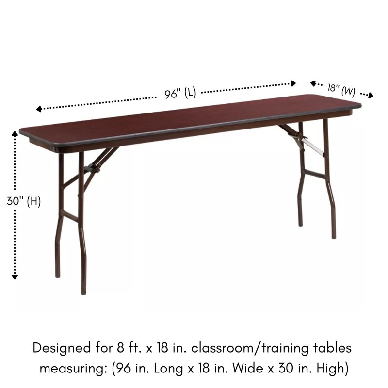 YOUR CHAIR COVERS - 8 ft X 18 inch Fitted
