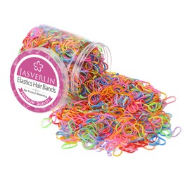 Colorful Hair Elastic Bands, Mini Multicolor Rubber Bands Hair Toddler Baby Hairstyles Girl Ponytails 1000pcs JASVERLIN