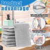 8-Pack Non-Scratch Scouring Pads – Reusable Kitchen Sponges for Dish