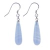 Franki Baker Blue Lace Agate Gemstone & Sterling Silver Drop