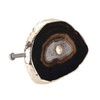 Yoption Set of 4 Cabinet Drawer Knobs Natural Agate Pull