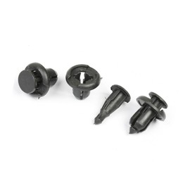 TUCKBOLD 50Pcs Push-Type Fastener Rivet Retainer Clips 10mm Automotive Parts