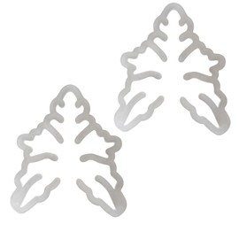 Loimon 2Packs Leaf Plant Support for Monstera - Aesthetic Bamboo Clamp Set with Support Rings, Unique Plant Stakes for Vertical Growth | Durable 2-Piece Plant Support System