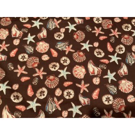Jo-Ann Mariner’s Cove by M’Liss Rae Hawley for Jo Ann Fabric BTHY Cotton Seashells