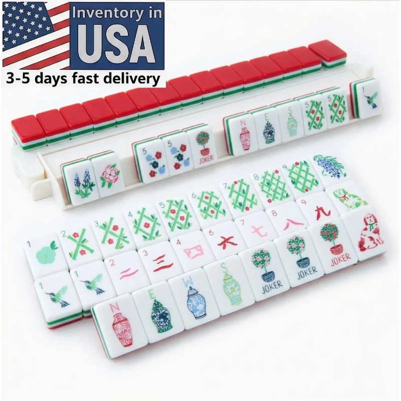 Acrylic Mahjong Red Local Warehouse Red and Pink 4-layer Acrylic