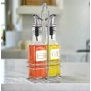 CUISINOX Cruet Oil and Vinegar Bottles Set with Dripless Spouts