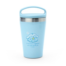 Sanrio (SANRIO) Sanrio Steel Cup Stainless Steel Tumbler with Handle Cinnamoroll Cinnamon Cinnamoroll 6.3 x 3.3 x 3.3 inches (16 x 8.5 x 8.5 cm) Stainless Steel Tumbler with Handle Character 951633