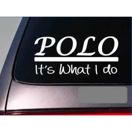 EZ-STIK Polo Sticker Decal *E367* Polo Club Horse English Saddle Game Riding Horse