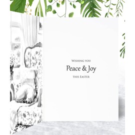 Son & Daughter-In-Law Easter Card - Time for a Nap - A5 Size with Envelope