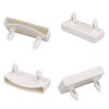 Yibuy 30Pcs Plastic Single End Caps Bed Slat Holders for