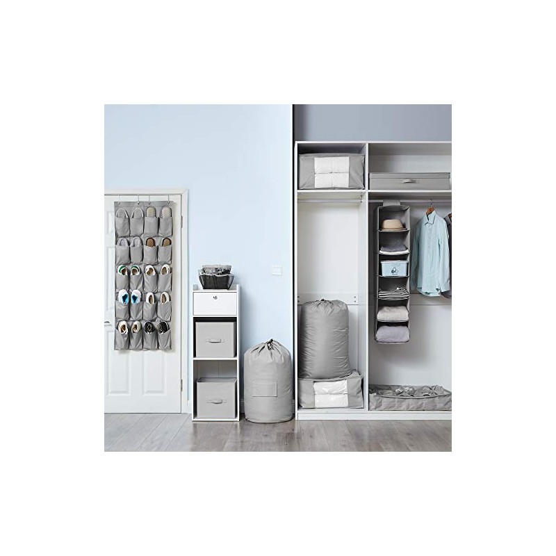 DormCo 11PC Complete Organization Set - TUSK® Storage - Gray