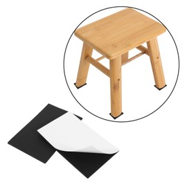 2 Stück Selbstklebende Antirutsch Pads, 9.8x15cm Rechteckig Gummifüße Pads, Selbstklebende Bodenschützer, Möbel Sofa Tisch Stuhl Gummifüße Füße Pads für Holzbodenschreibtisch und Wand