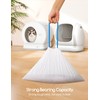MeoWant Cat Litter Box Liners, Drawstring Receptacles Bags Thickened Waste
