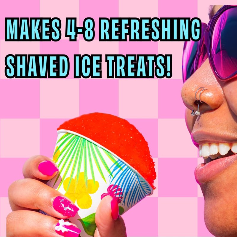 Hawaiian Shaved Ice Pink Bubble Gum Syrup - Nut Soy