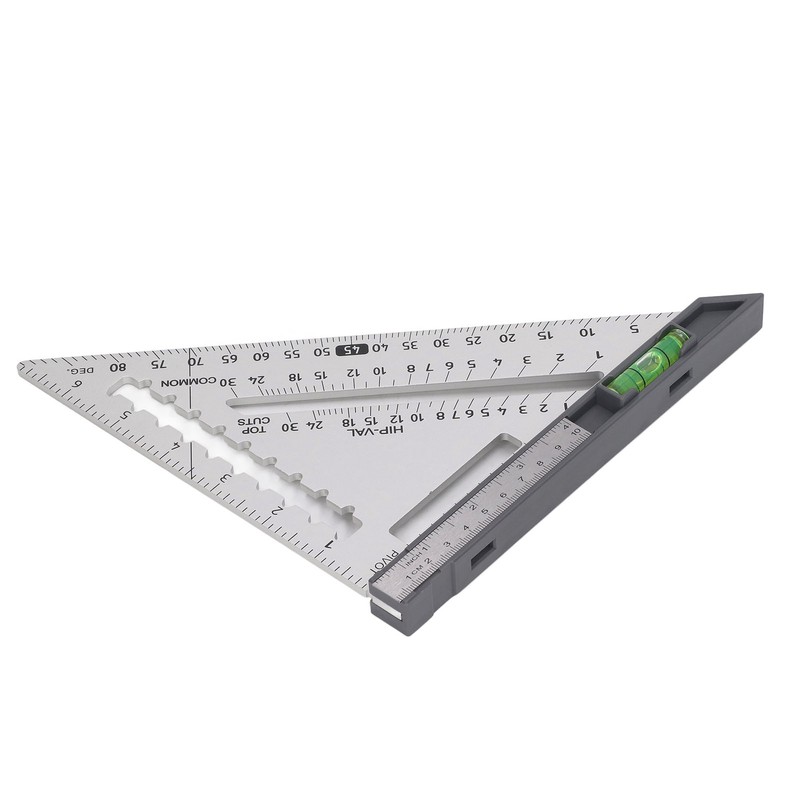 7 Inch Rafter Square with Level High Accuracy Aluminum Alloy