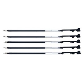 Pilot Refill Hi-Tec-C Coleto Dedicated Refill 0.4mm, Black, 5-Pack (LHKRF-10C4-B×5)
