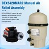 Upgrade DEX2420MAR2 Manual Air Relief Assembly，2420MAR2 Air Relief Valve,Compatible with