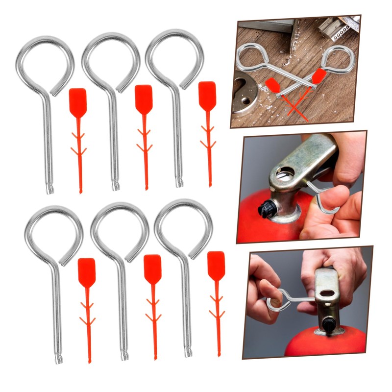 Yardenfun 10pcs Fire Extinguisher Latch Fire Equipment Pull Pin Fire