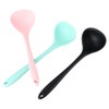 3 Pcs Silicone Ladles Soup Spoons, BPA-free, Kitchen Cooking Utensils