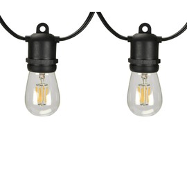 Unique Lighting Systems LED-BISTRO-12V Outdoor Living Series Bistro 24' String Light with Twelve (12) 2W LEDs
