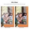K&F Concept 55mm UV and CPL Filter Kit 18 Multi