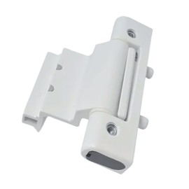 Upvc Door Hinges - 110mm Adjustable Rebated Butt Hinge 13mm Rebate White