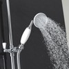 VeeBath Brass Shower Head, Traditional Telephone Style Handheld Showers- Chrome