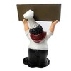 KiaoTime Chef Figurine with WELCOME Sign Board Plaque Home Kitchen