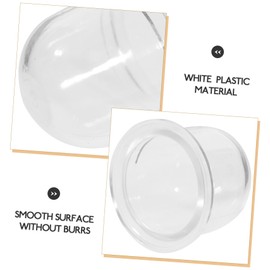 CAXUSD 10pcs Mower Oil Cups Plastic Carburetor Oil Bulbs for Chainsaw Lawn Mower Trimmer Accessories