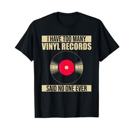 Cool Vinyl Record For Men Women LP Record Lover Music Artist T-Shirt