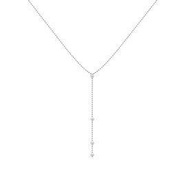 Elli Women's 925 Sterling Silver Y-Shaped Necklace 0111460717_50 - 50cm length