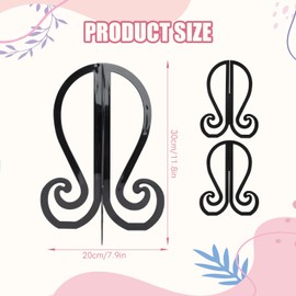 1 Pc Wig Stand,20 PCS Wig Caps with 1PC Comb,Collapsible,Portable,Easy to Assemble and Disassemble,for Displaying Wigs, Hats & Cosplay Accessories(11.7 Inch)