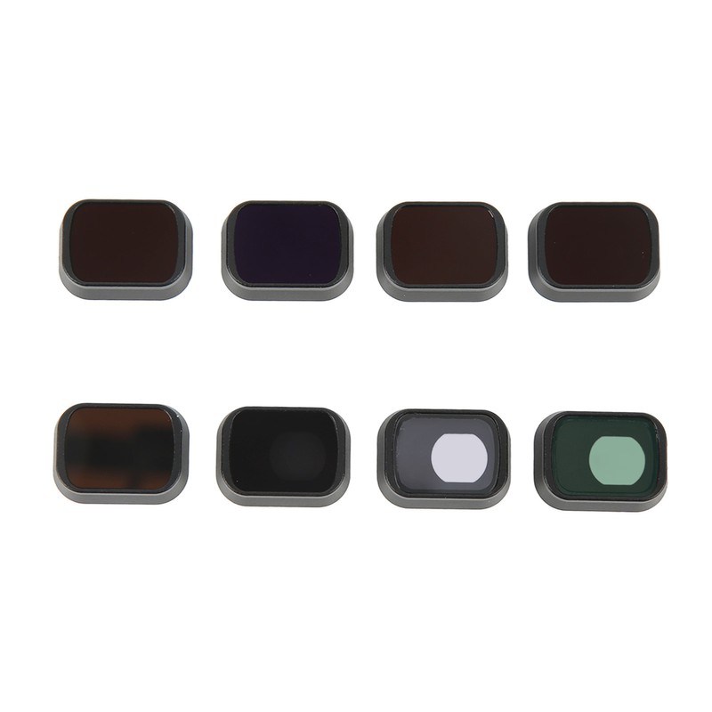 8Pcs Drone Camera Lens Filter Aluminum Alloy CPL ND8 ND16