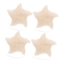 Baluue 4pcs Baby Bath Sponge Natural Exfoliating Bath Brush For Infants Baby Shower Scrubber For Home And Travel Fun Bath Time Toy Baby Shower Essentials