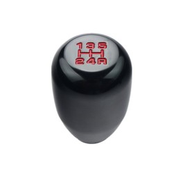 MACHSWON for Honda Acura Universal M10x1.5 Screw 5 Speed Manual Shift Knob Black